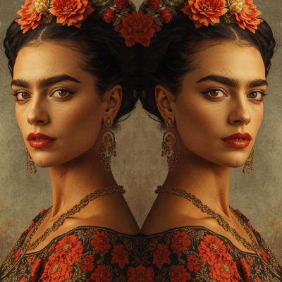 Lucid Origin A Surreal Reinterpretation Of The Two Fridas With 0